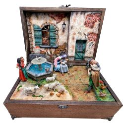 Cofre Fuente Nacimiento artesanal - 29 X 20 X...