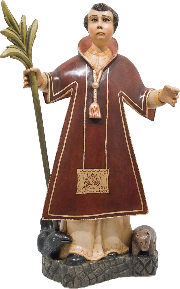 Imagen religiosa despu&eacute;s de su restauraci&oacute;n, ejemplo 1