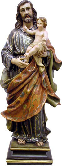 Imagen religiosa despu&eacute;s de su restauraci&oacute;n, ejemplo 2