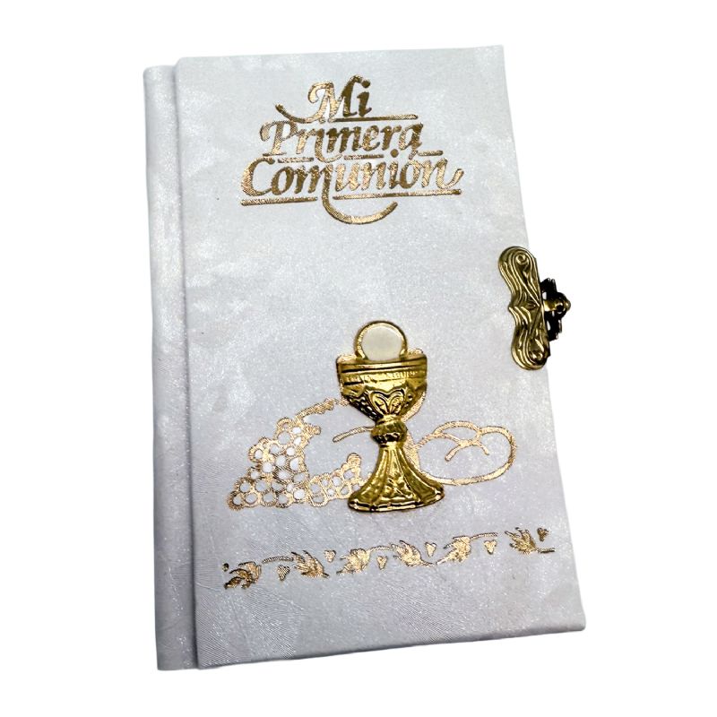 LIBRO COMUNION IMITACION NACAR