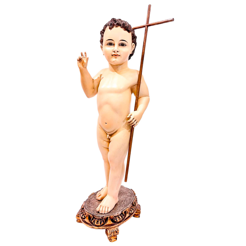 Nio jesus vestir talla de madera 77 x 30 x 30 cm