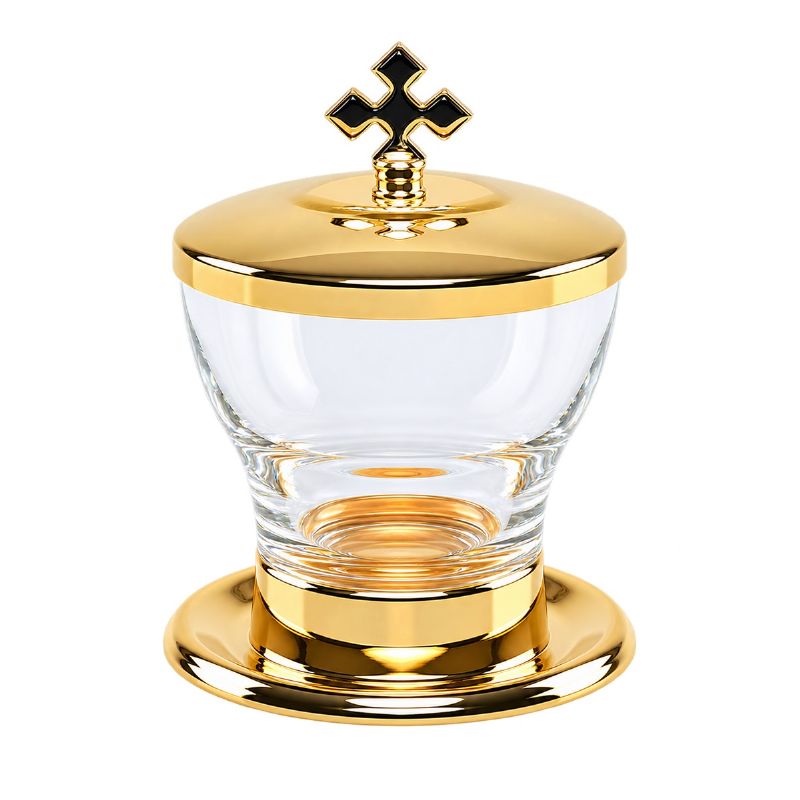 Purificador metal dorado 8,5 cm 50 c/c
