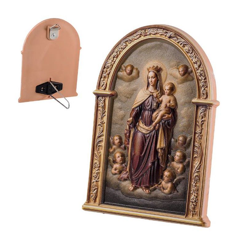 Placa Virgen del Carmen en altorrelieve - 11 x 15 cm