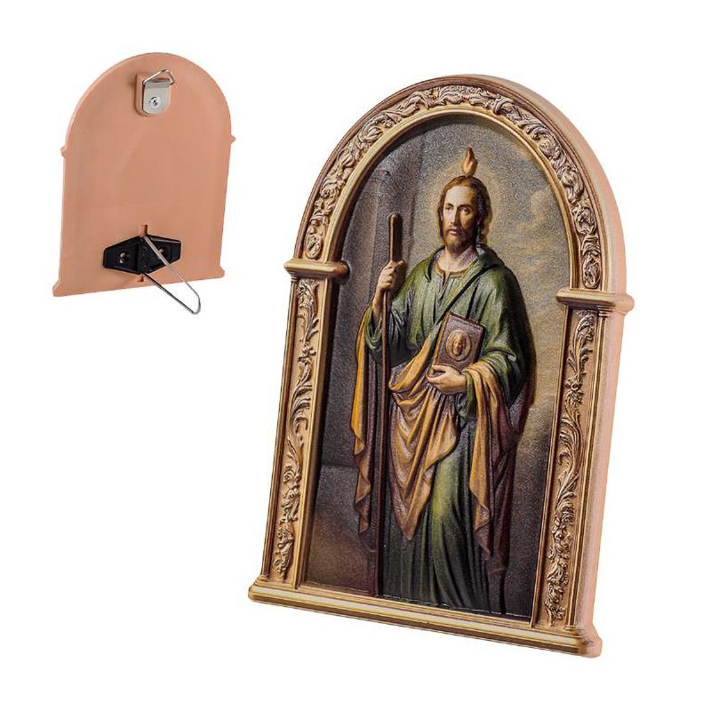 Placa San Judas Tadeo en altorrelieve - 11 x 15 cm