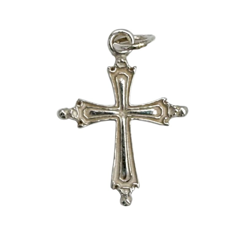 Cruz del Papa Le�n XIV en plata de ley - 24 � 18 mm