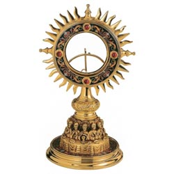 Ostensorio de Capilla con Representacin de l...