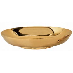 Patena en latn dorado 24K