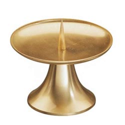 Candelero moderno en latn con pincho de Arte...