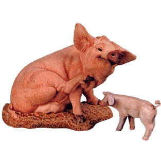 Cerdito con lechn