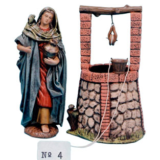 Samaritana con pozo