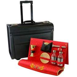 Maletn litrgico tipo trolley con interior d...