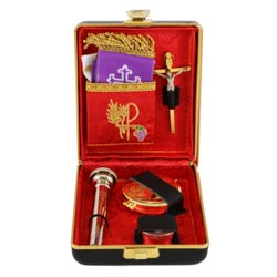 Estuche rgido vertical de sacerdote en piel ...
