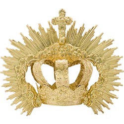 Corona antigua de 10 cm c/imperiales