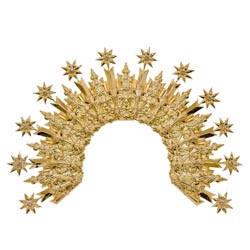 Peineta con piedras de cristal