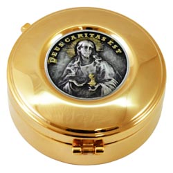Caja portaformas con Cristo y la inscripcin ...