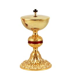 Copn en latn dorado de 24K con nudo esmalta...