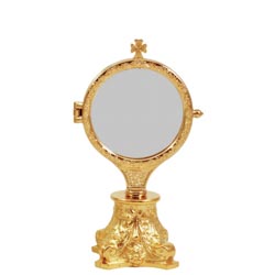 Ostensorio de Capilla con Base Ornamentada