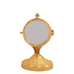 Ostensorio de Capilla con Base Rstica