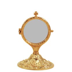 Ostensorio de Capilla con Base Decorada