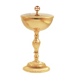 Copn en latn dorado de 24K con nudo barroco...