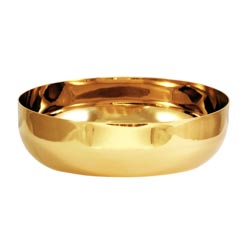 Copn-patena en latn dorado 24K sin base