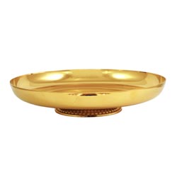 Copn-patena en latn dorado 24K con base fun...