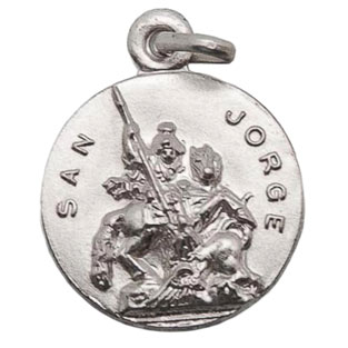 Medalla de San Jorge, Plata de ley, Medidas a...