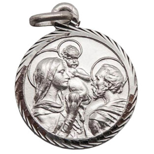 Medalla de la Sagrada Familia, Plata de ley, ...