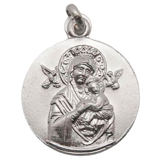 Medalla de la Virgen del Perpetuo Socorro, Pl...