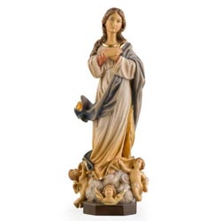 Virgen Pursima Concepcin - Imagen en talla ...