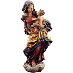 Virgen Florentina - Imagen en talla de madera...