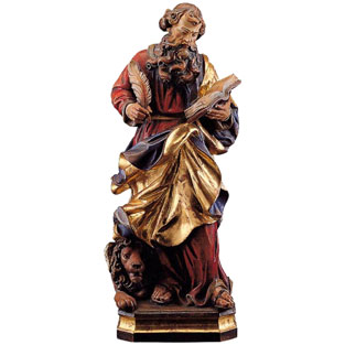 Imagen de San Marcos Evangelista en talla de ...