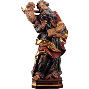 Imagen de San Mateo Evangelista en talla de m...