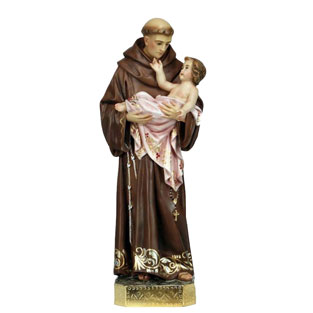 Imagen de San Antonio de Padua en pasta de made...