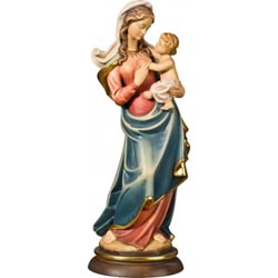 Virgen Bergland - Imagen en talla de madera -...