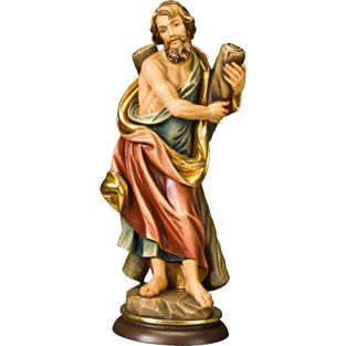 Imagen de San Andrs en talla de madera