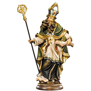 Imagen de San Patricio en talla de madera