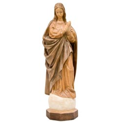 Virgen Inmaculada - Imagen en talla de madera...