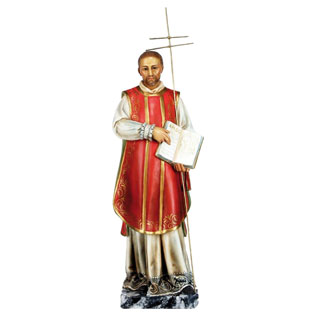 Imagen de San Ignacio de Loyola en pasta de m...