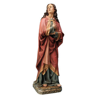 Imagen de San Juan Evangelista en pasta de ma...