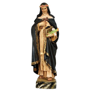 Imagen de Santa Rosa de Lima en pasta de made...