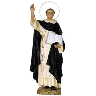 Imagen de San Vicente Ferrer en pasta de made...
