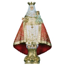 Virgen de Covadonga - Imagen en pasta de made...