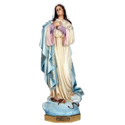 Inmaculada - Imagen en pasta de madera
