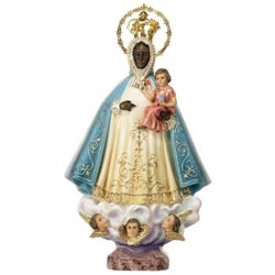 Virgen de Regla - Imagen en pasta de madera