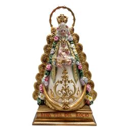 Virgen del Roco - Imagen en pasta de madera