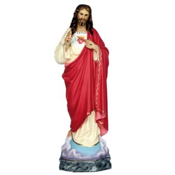 Sagrado Corazn de Jess - Pasta de madera - ...