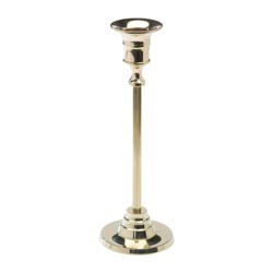 Candelero clsico en latn dorado Altura 20 c...