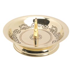 Platillo candelero con espino central Diam. 1...