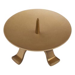 Candelero de 4 pies en hierro dorado Dimetro...